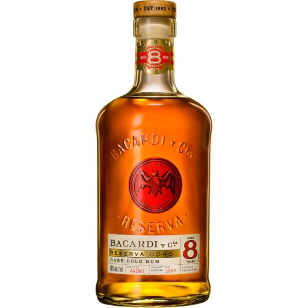 Bacardi Gold Reserve Ocho 8Yr 750Ml