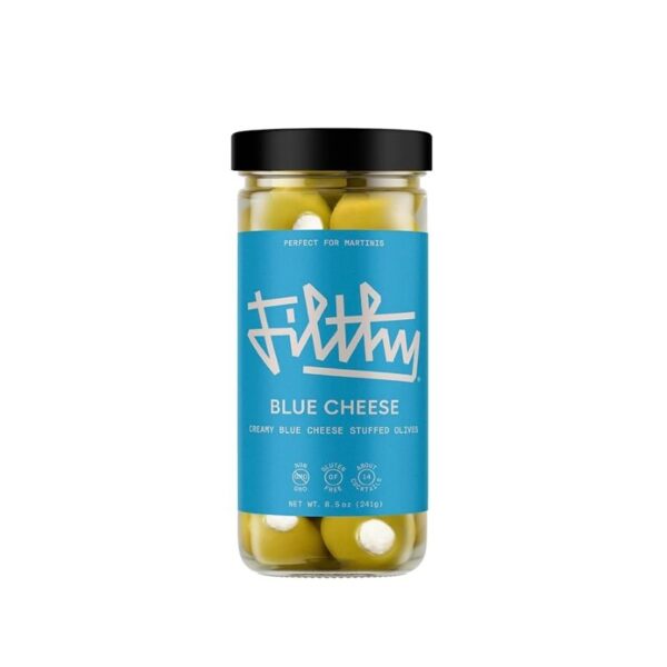 Filthy Blue Cheese Stuffed Olive 1 12 8 Oz Bottle