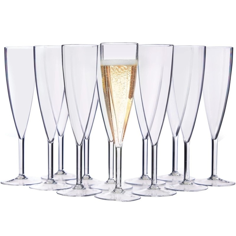plasticchampagneset