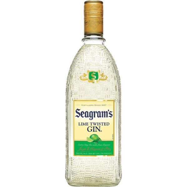 Seagram'S Lime Twisted Gin 750Ml