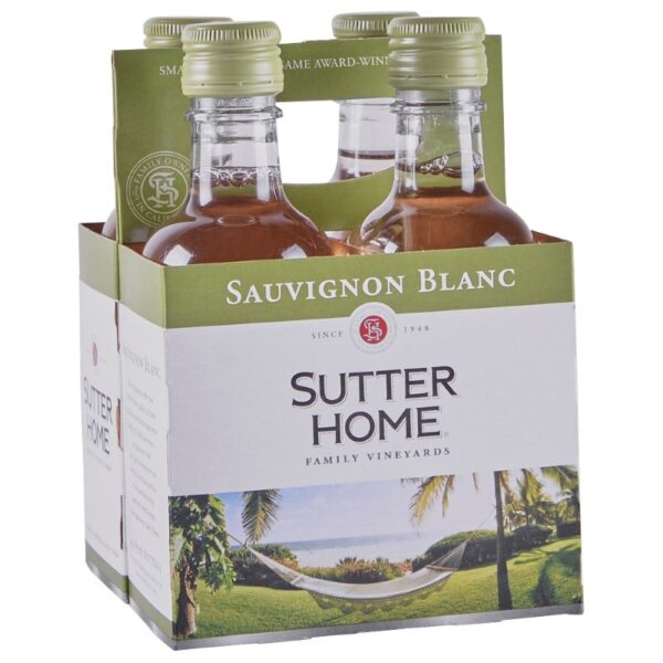 Sutter Home 4Pk Sauv Blanc 187Ml