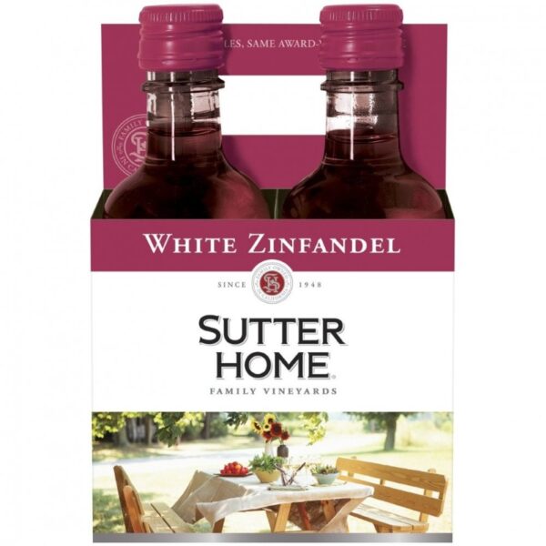 Sutter Home Wh Zinfandel 4 Pk 187Ml