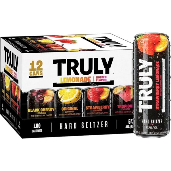 Truly Spiked Lemonade Vrty 12Pk 12Oz Slim Can