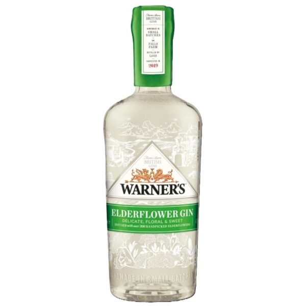 Warners Elderflower Gin 750Ml